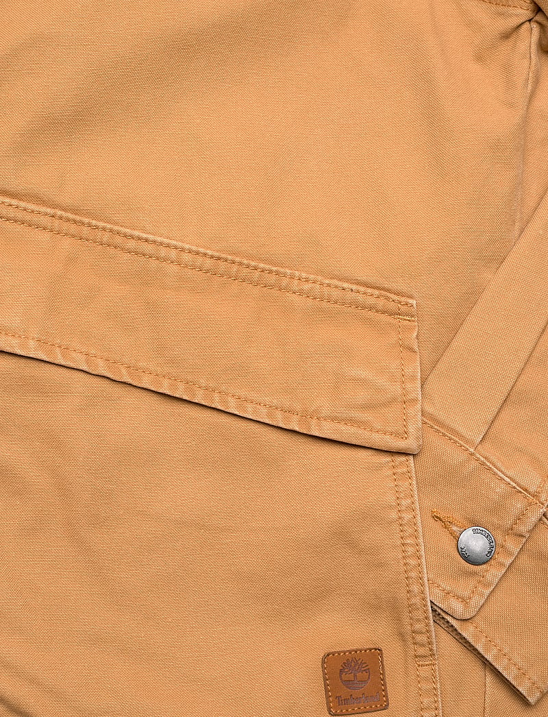 Timberland - STRAFFORD Washed Canvas Jacket WHEAT BOOT - pavasarinės striukės - medium brown - 3