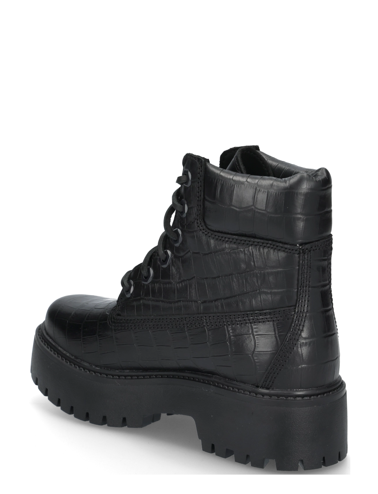 Timberland - 6 INCH LACE UP BOOT - geschnürte stiefel - blk full grain - 1
