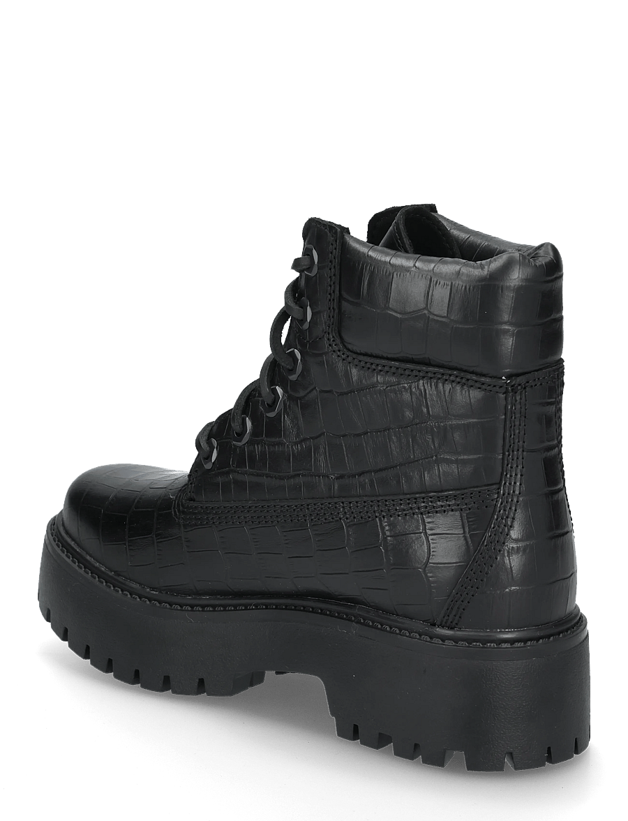 Timberland - 6 INCH LACE UP BOOT - snørestøvler - blk full grain - 1