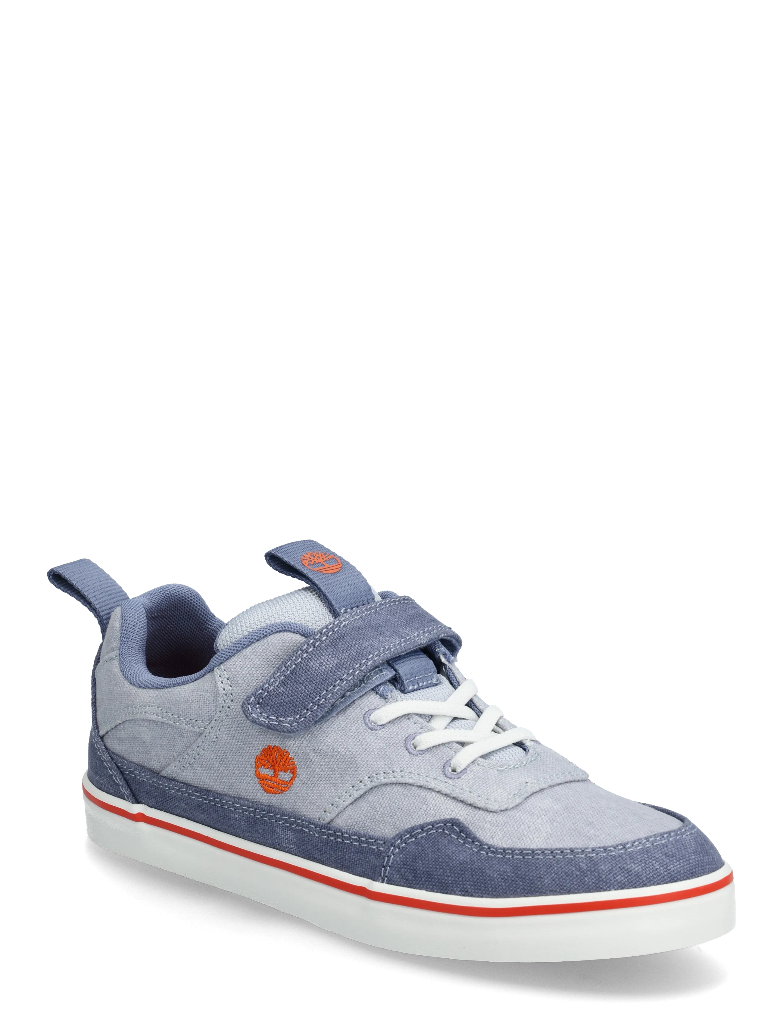 Timberland Stone Jump Low Hook & Loop Sneaker Lt Blue Canvas, 36, Sneakers, Blau - Low-top Kinder