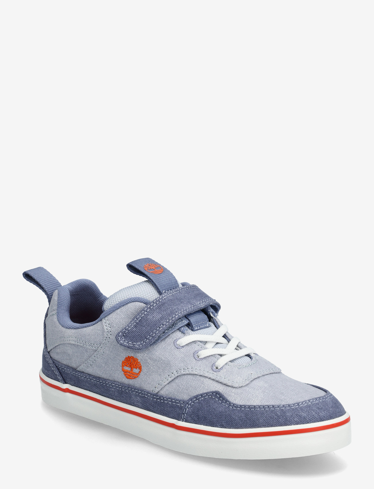 Timberland - STONE JUMP LOW HOOK & LOOP SNEAKER LT BLUE CANVAS - niedriger schnitt - light blue - 0