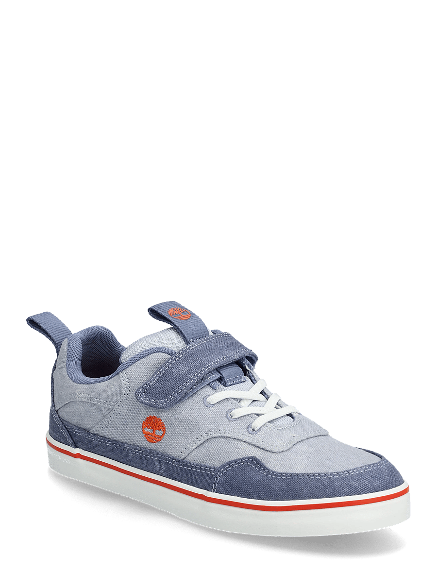 Timberland - STONE JUMP LOW HOOK & LOOP SNEAKER LT BLUE CANVAS - niedriger schnitt - light blue - 0