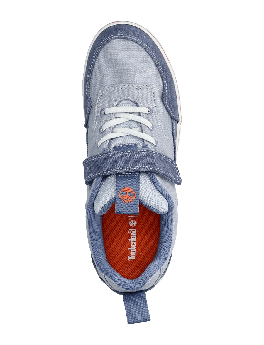 Timberland - STONE JUMP LOW HOOK & LOOP SNEAKER LT BLUE CANVAS - niedriger schnitt - light blue - 3