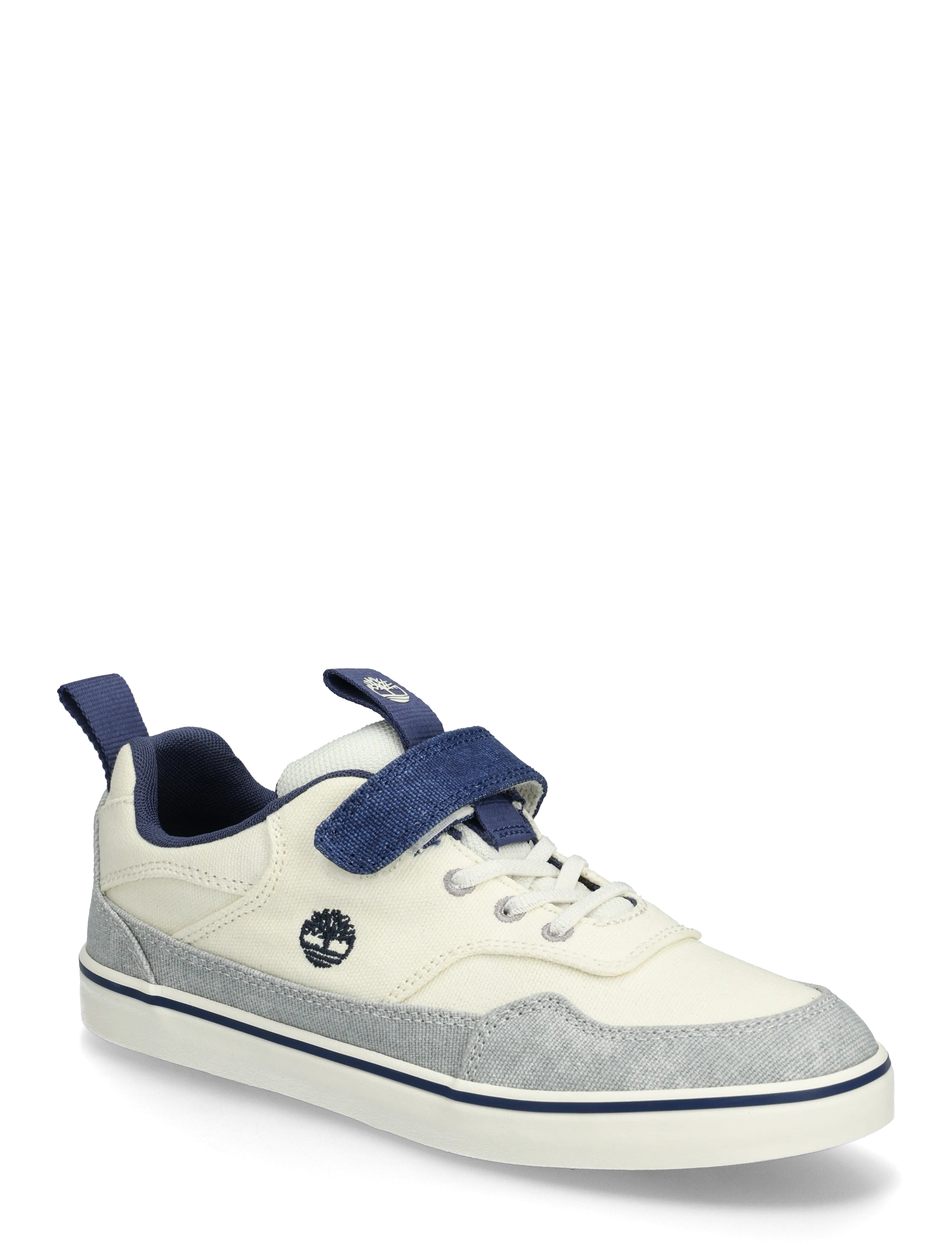 TIMBERLAND Stone Jump Low Hook & Loop Sneaker Natural Canvas Weiß - 36 - Kinder