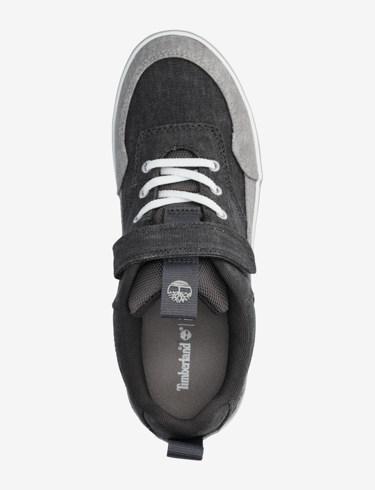 Timberland - STONE JUMP LOW HOOK & LOOP SNEAKER DARK GREY CANVAS - niedriger schnitt - dark grey - 3