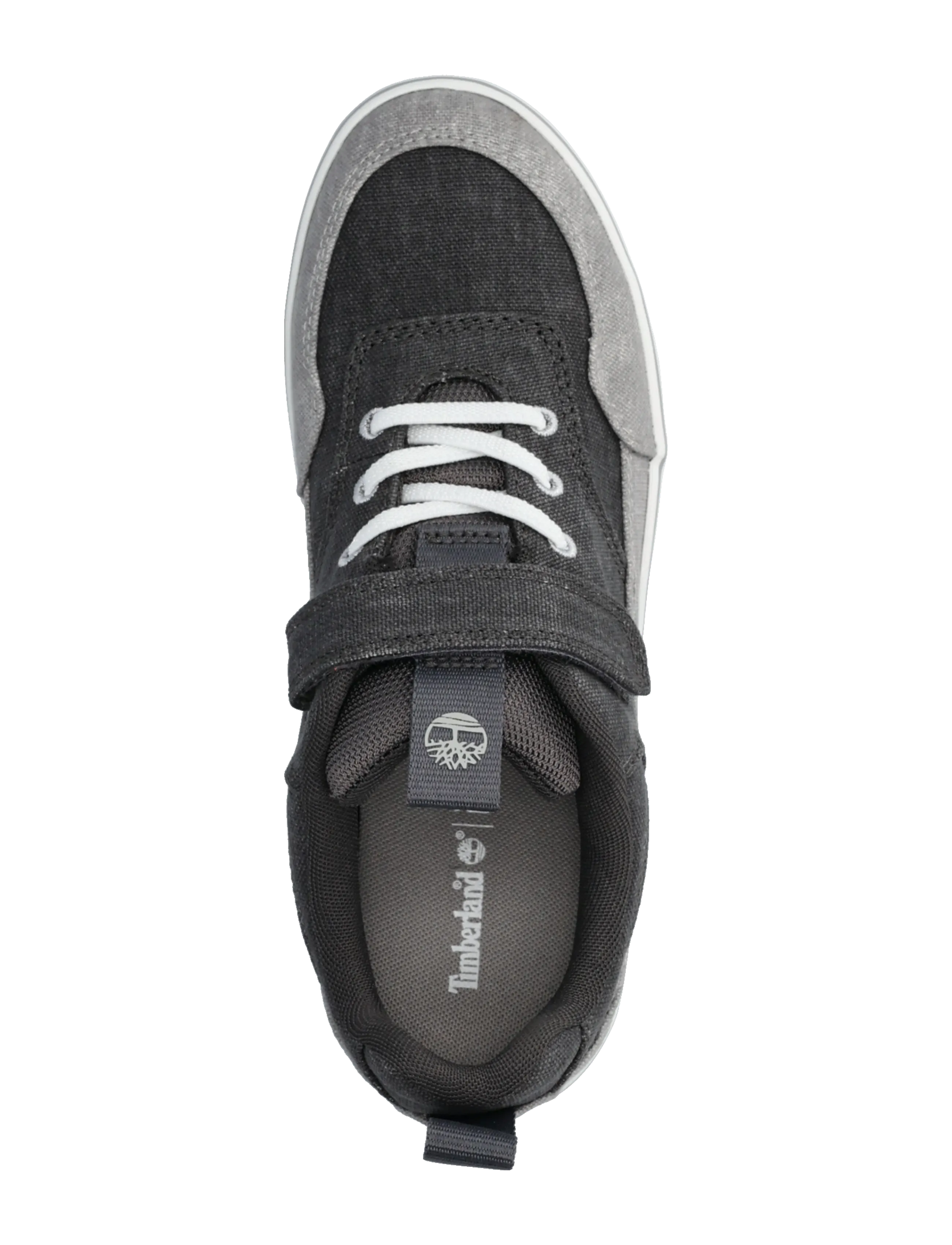 Timberland - STONE JUMP LOW HOOK & LOOP SNEAKER DARK GREY CANVAS - kõrge säärega tossud - dark grey - 3