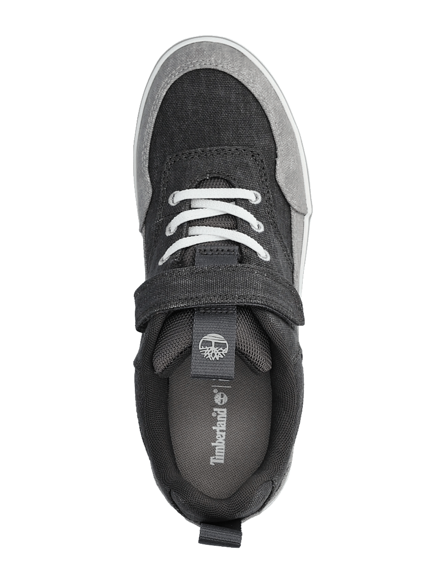 Timberland - STONE JUMP LOW HOOK & LOOP SNEAKER DARK GREY CANVAS - niedriger schnitt - dark grey - 3