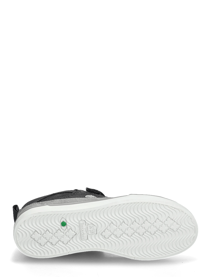 Timberland - STONE JUMP LOW HOOK & LOOP SNEAKER DARK GREY CANVAS - niedriger schnitt - dark grey - 4