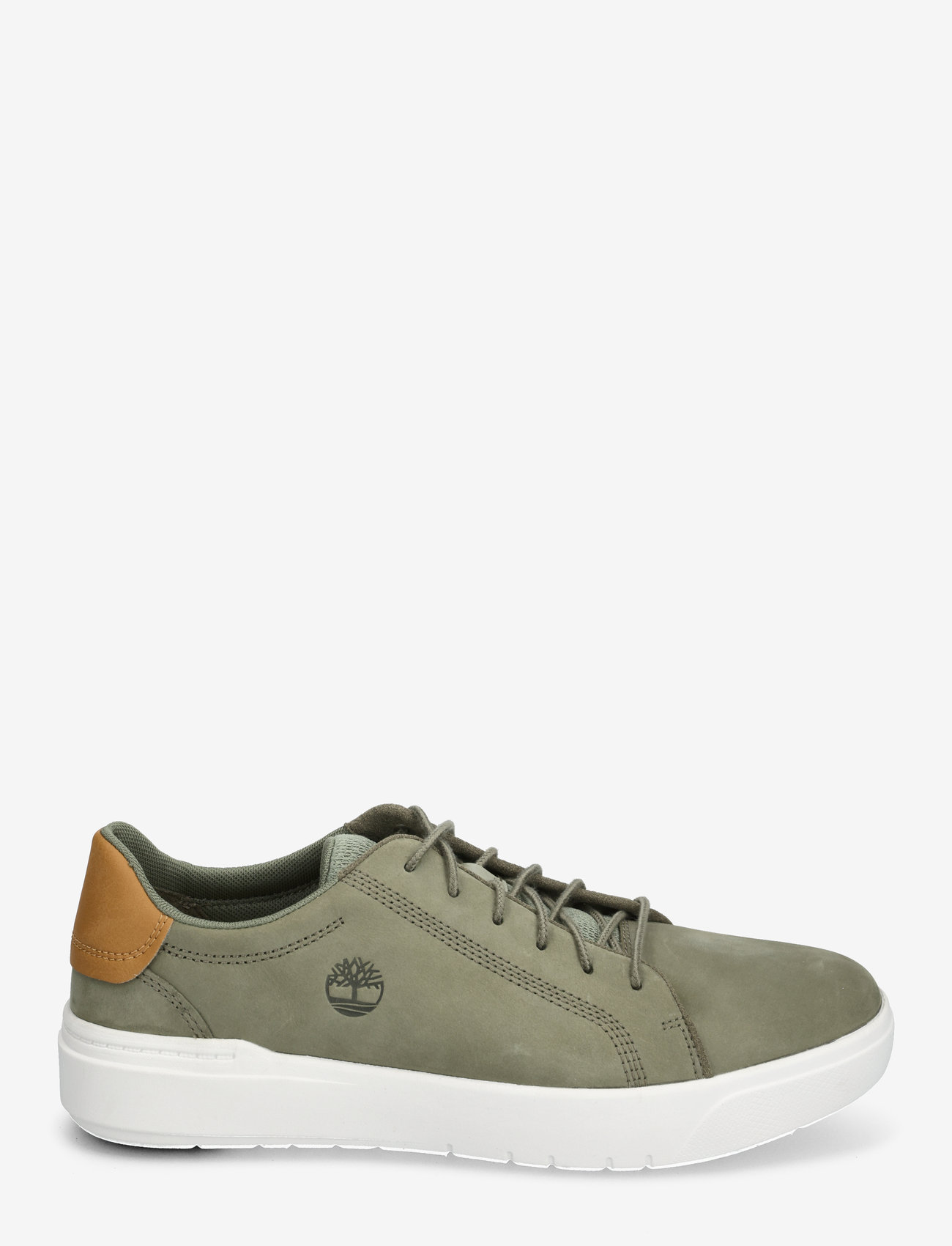 Timberland - Seneca Bay LOW LACE UP SNEAKER DEEP LICHEN GREEN - sneakersy niskie - dark green - 1