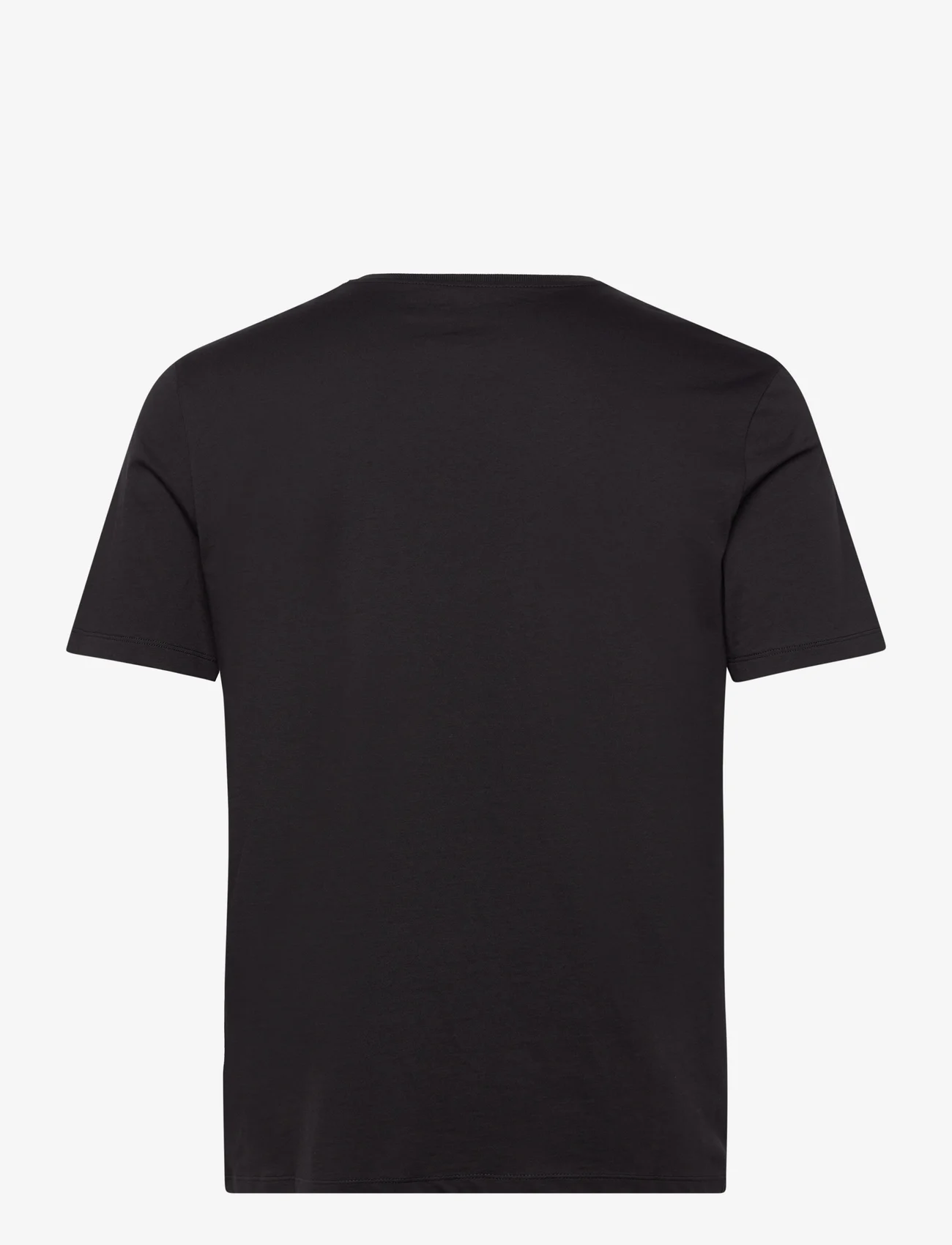 Timberland - STACK LOGO Camo Short Sleeve Tee BLACK - de laveste prisene - black - 1