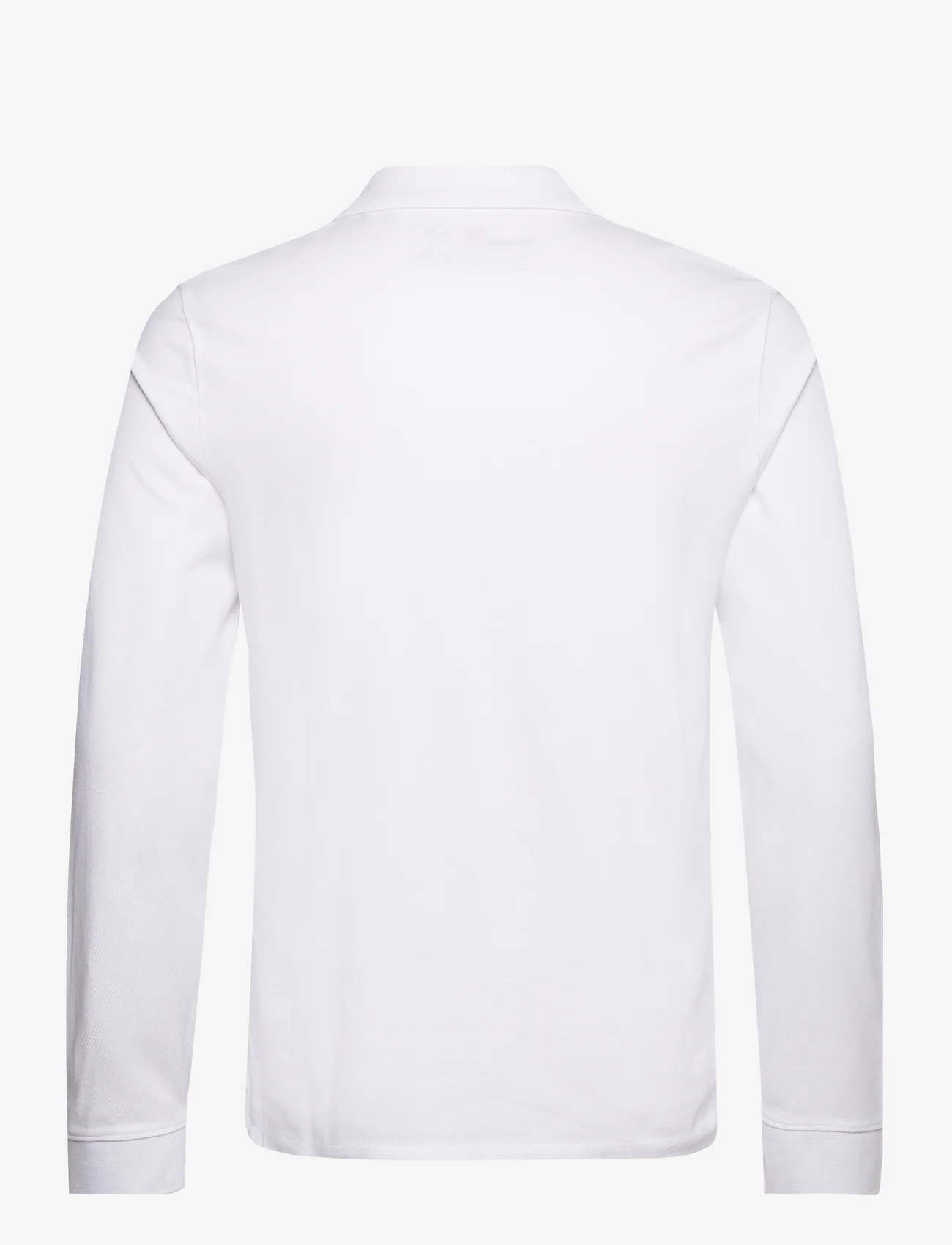 Timberland - LS Pique Polo Slim - polo marškinėliai ilgomis rankovėmis - white - 1