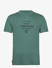 Timberland - REFIBRA Front Graphic Short Sleeve Tee SEA PINE - t-shirts - sea pine - 0