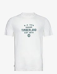 Timberland - REFIBRA Front Graphic Short Sleeve Tee VINTAGE WHITE - laveste priser - vintage white - 0