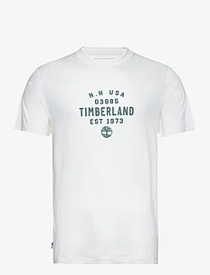 REFIBRA Front Graphic Short Sleeve Tee VINTAGE WHITE, Timberland