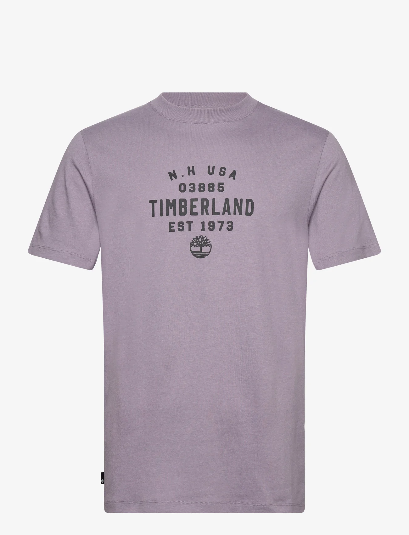 Timberland - REFIBRA Front Graphic Short Sleeve Tee PURPLE ASH - t-shirts - purple ash - 0