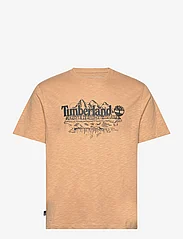 Timberland - Short Sleeve Graphic Slub Tee LIGHT WHEAT BOOT - short-sleeved t-shirts - light wheat boot - 0