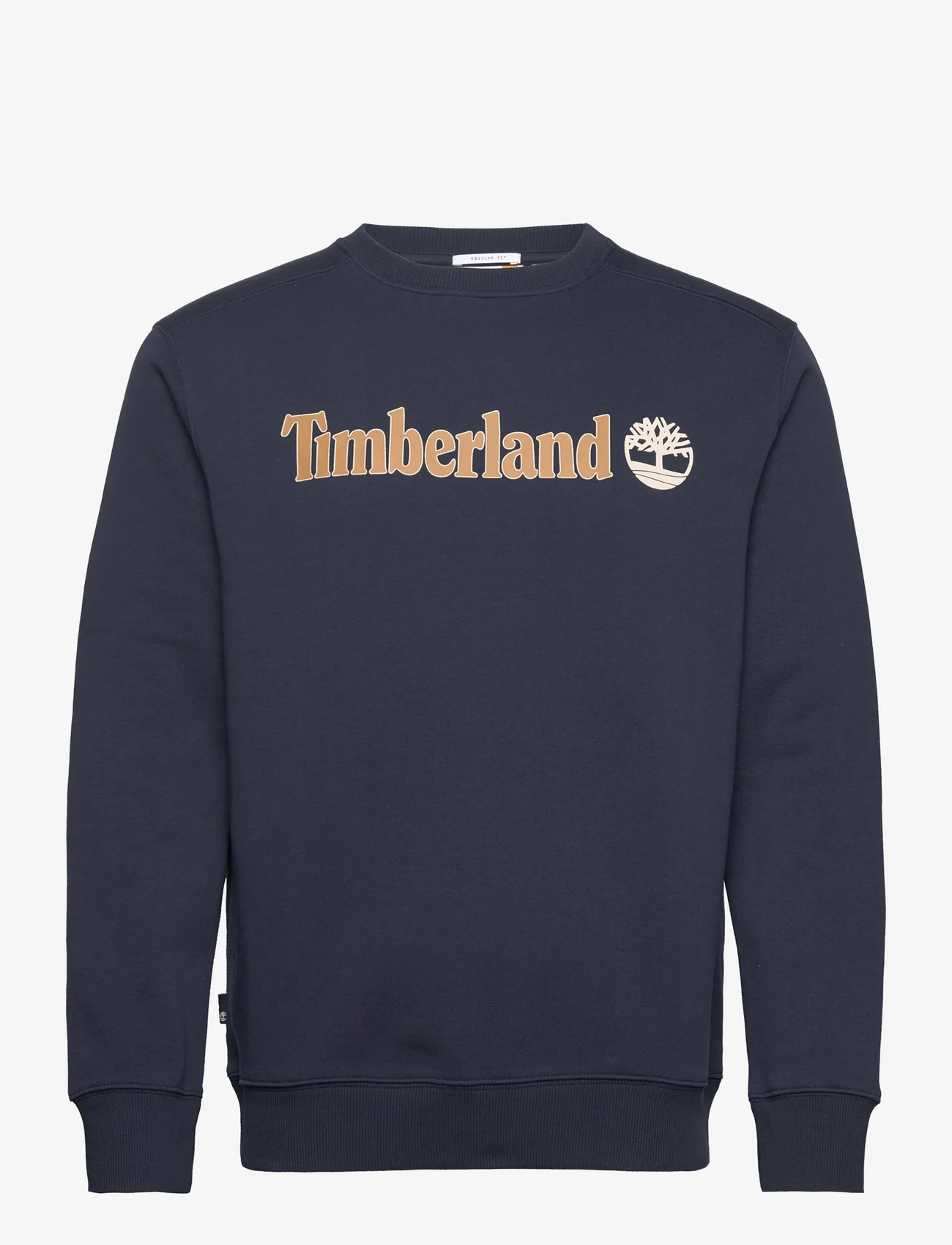 Timberland - KENNEBEC RIVER Linear Logo Crew Neck Sweatshirt DARK SAPPHIRE - swetry - dark sapphire - 0