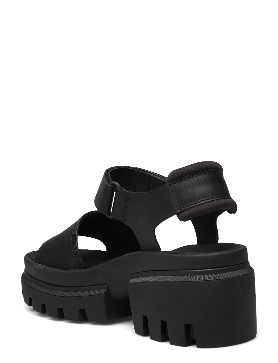 Timberland - Everleigh BACKSTRAP SANDAL BLACK - basutės ant platformos - black - 2