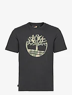 KENNEBEC RIVER Camo Tree Logo Short Sleeve Tee BLACK - BLACK