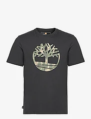 Timberland - KENNEBEC RIVER Camo Tree Logo Short Sleeve Tee BLACK - mažiausios kainos - black - 0