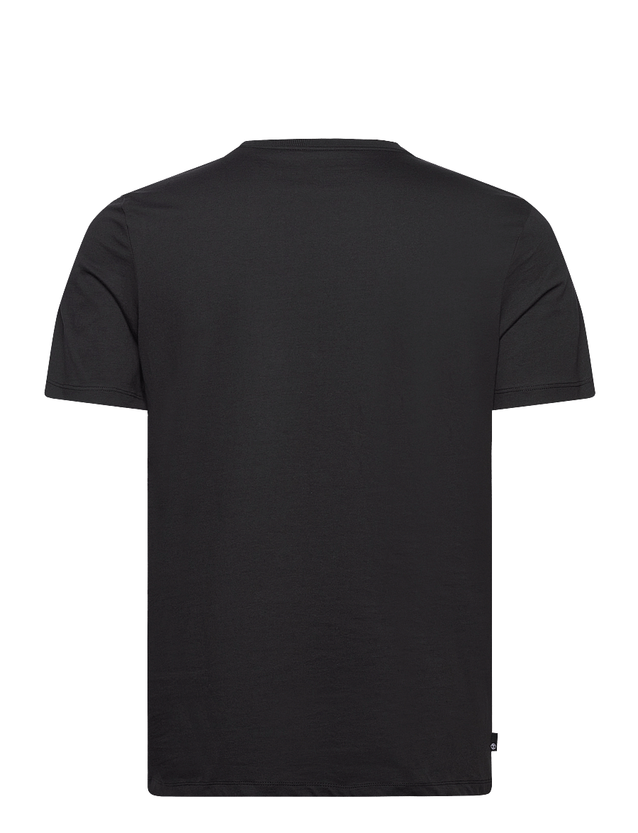 Timberland - Linear Logo Short Sleeve Tee - t-krekli ar īsām piedurknēm - black - 1