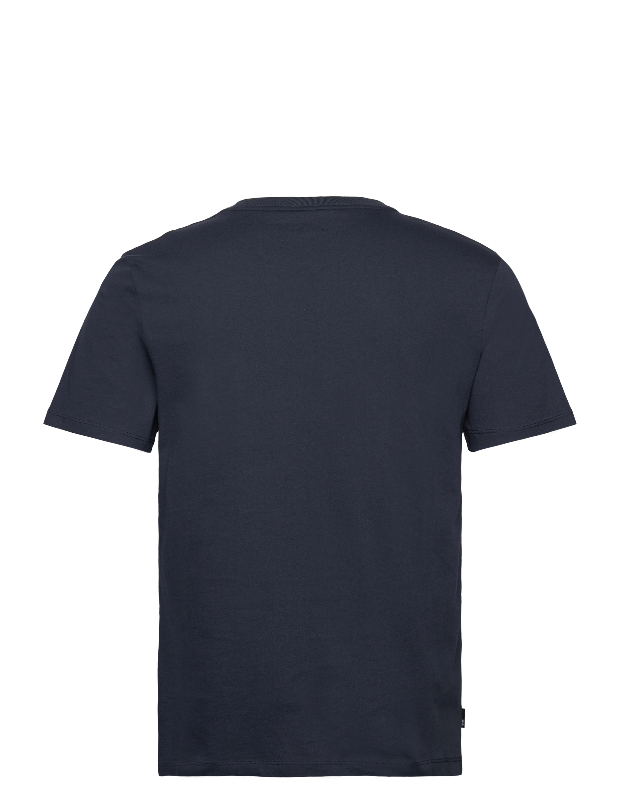 Timberland - Linear Logo Short Sleeve Tee - kortærmede t-shirts - navy - 1