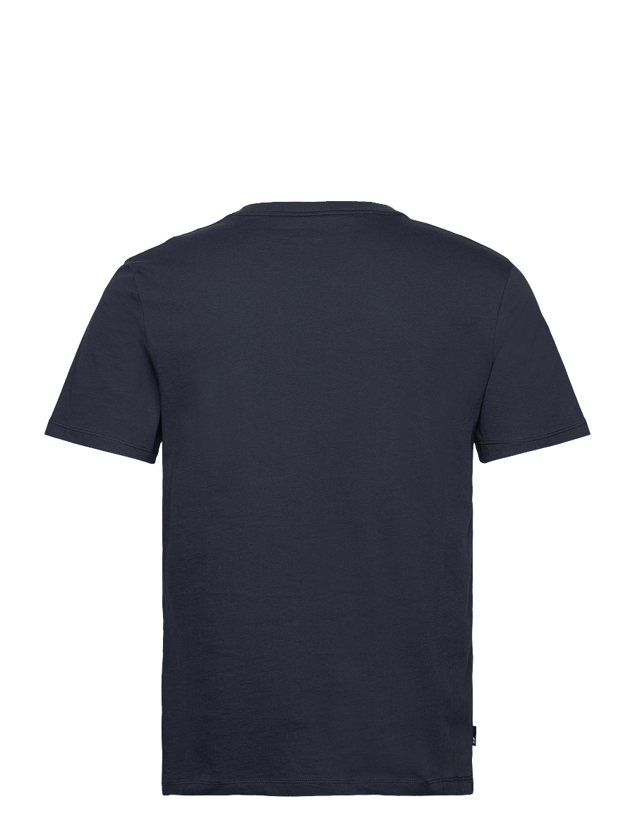 Timberland - Linear Logo Short Sleeve Tee - lyhythihaiset - navy - 1