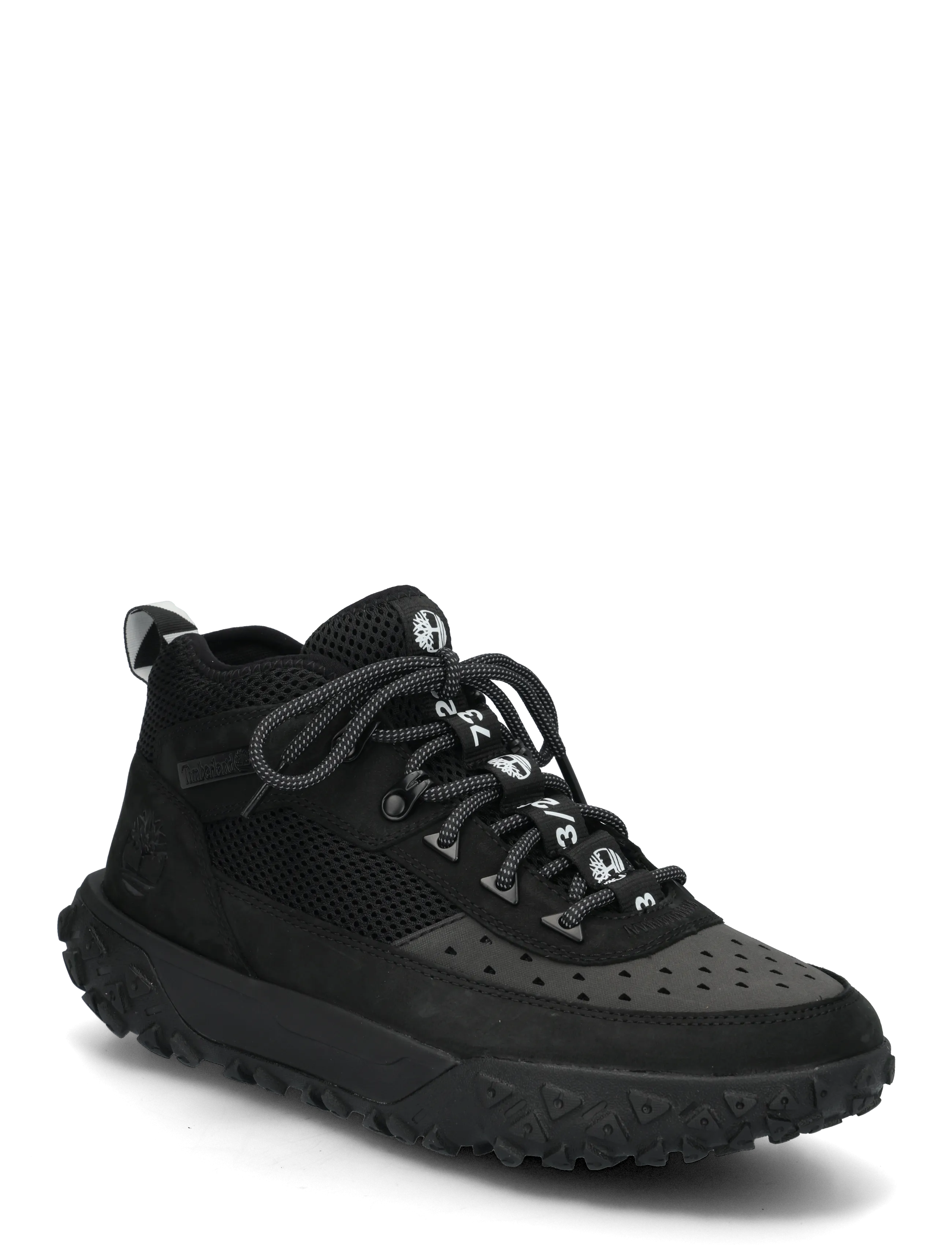 Timberland MID LACE UP SNEAKER - Shoes - JET BLACK / black