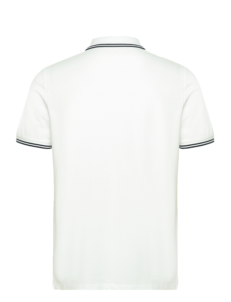 Timberland - Tipped Pique Short Sleeve Polo - kortærmede poloer - white - 1