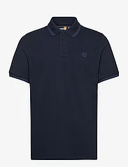 Timberland - MILLERS RIVER Tipped Pique Short Sleeve Polo DARK SAPPHIRE - short-sleeved polos - dark sapphire - 0