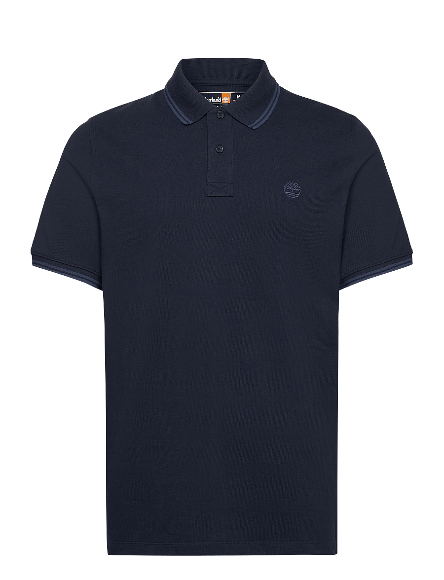 Timberland - Tipped Pique Short Sleeve Polo - dark sapphire - 0