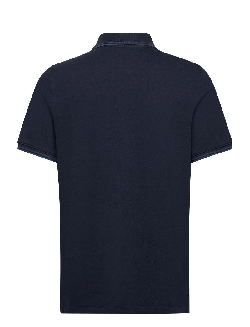 Timberland - Tipped Pique Short Sleeve Polo - kortärmade pikéer - dark sapphire - 1