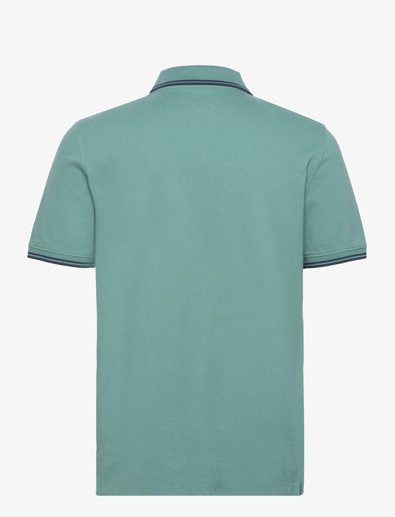 Timberland - MILLERS RIVER Tipped Pique Short Sleeve Polo SEA PINE - short-sleeved polos - sea pine - 1