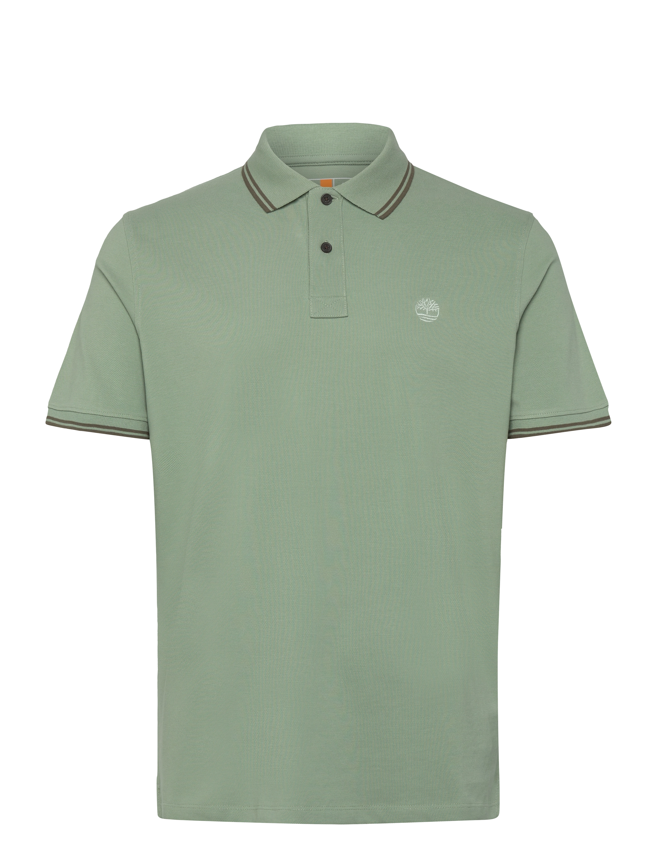 Timberland - Tipped Pique Short Sleeve Polo - pro green bay - 0
