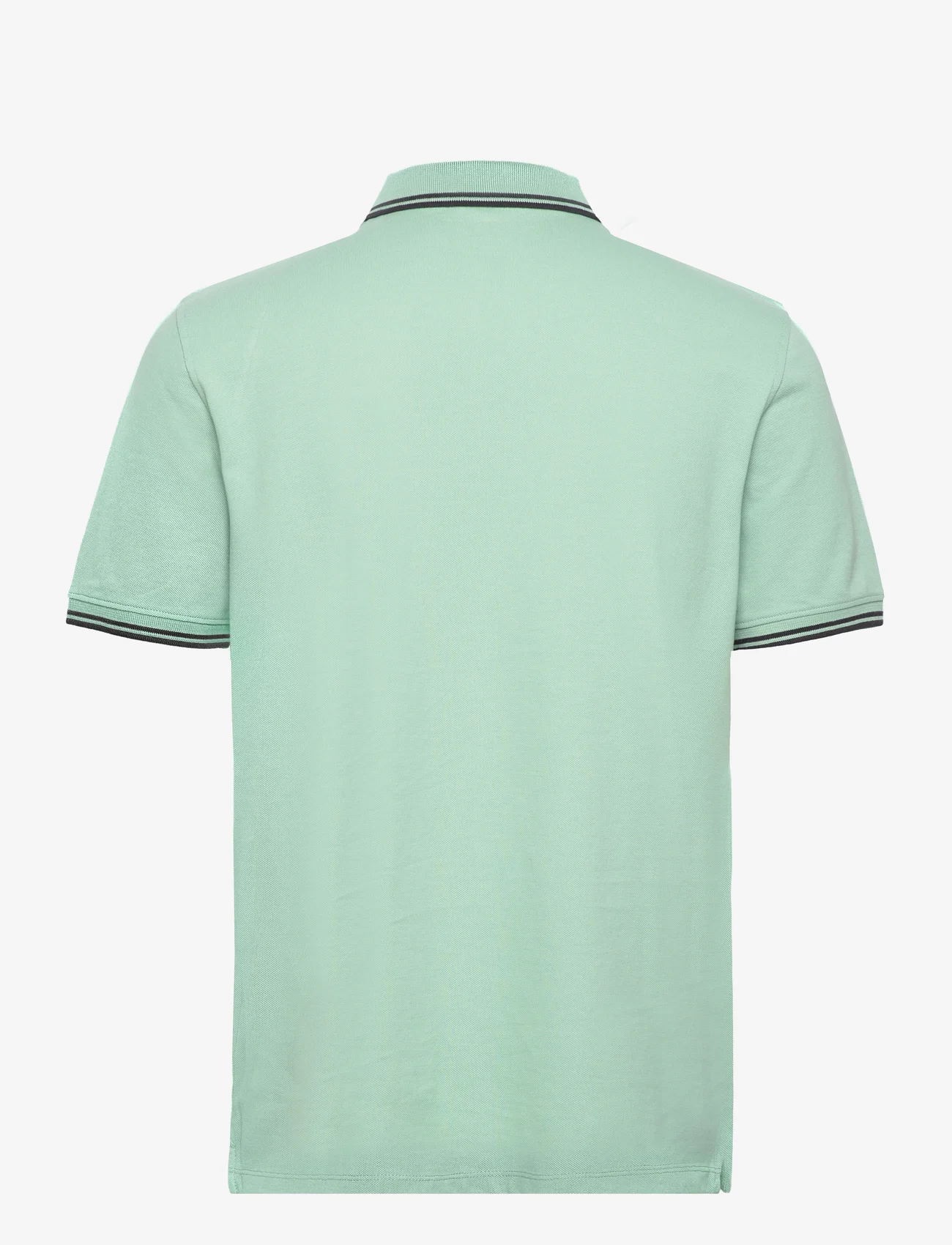 Timberland - MILLERS RIVER Tipped Pique Short Sleeve Polo GRANITE GREEN - short-sleeved polos - granite green - 1