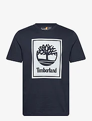 Timberland - STACK LOGO Short Sleeve Tee DARK SAPPHIRE - alhaisimmat hinnat - dark sapphire - 0