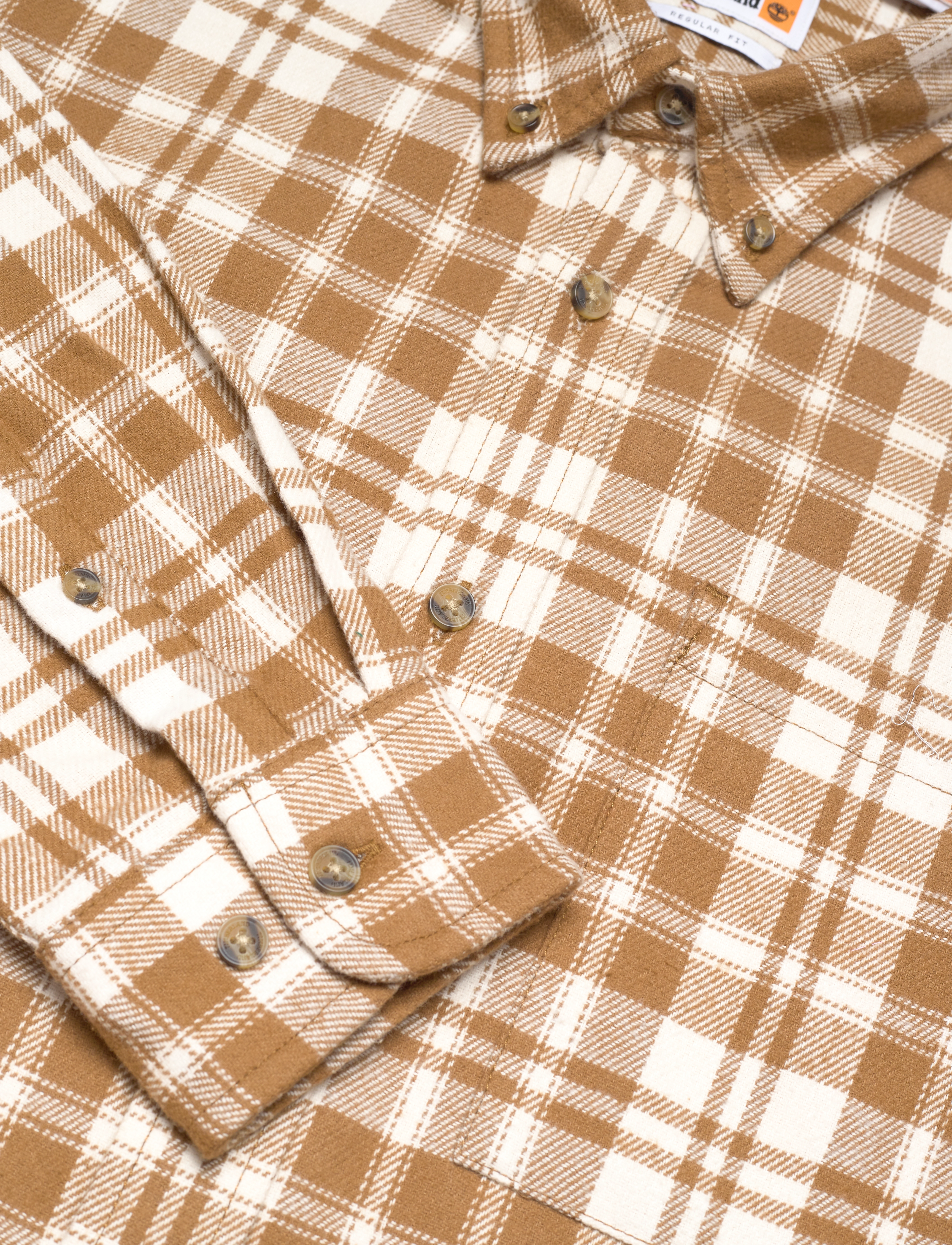 Timberland - LS Heavy Flannel Check shirt - rubber yd - 5