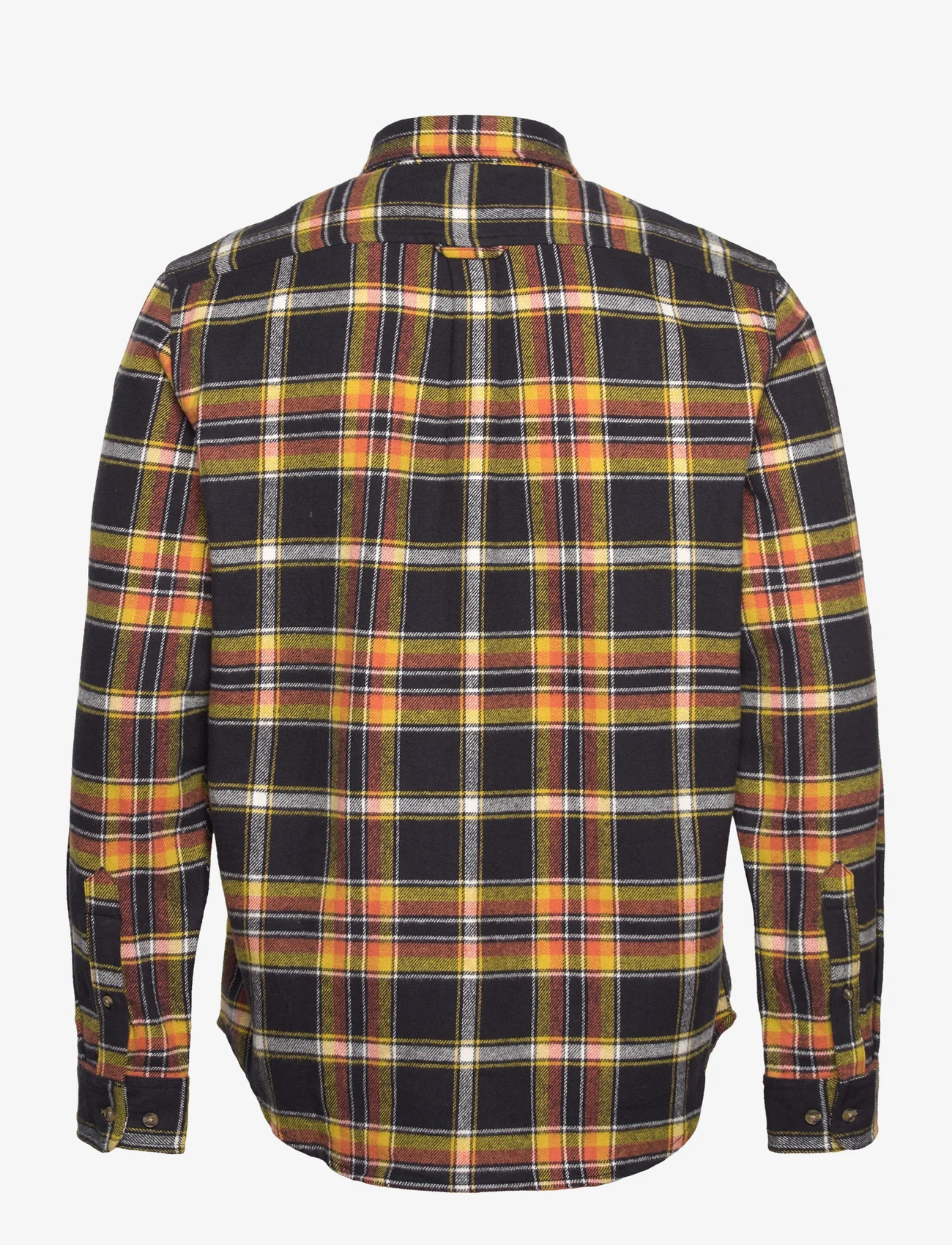 Timberland - LS Heavy flannel Plaid shirt - ternede skjorter - black yd - 1