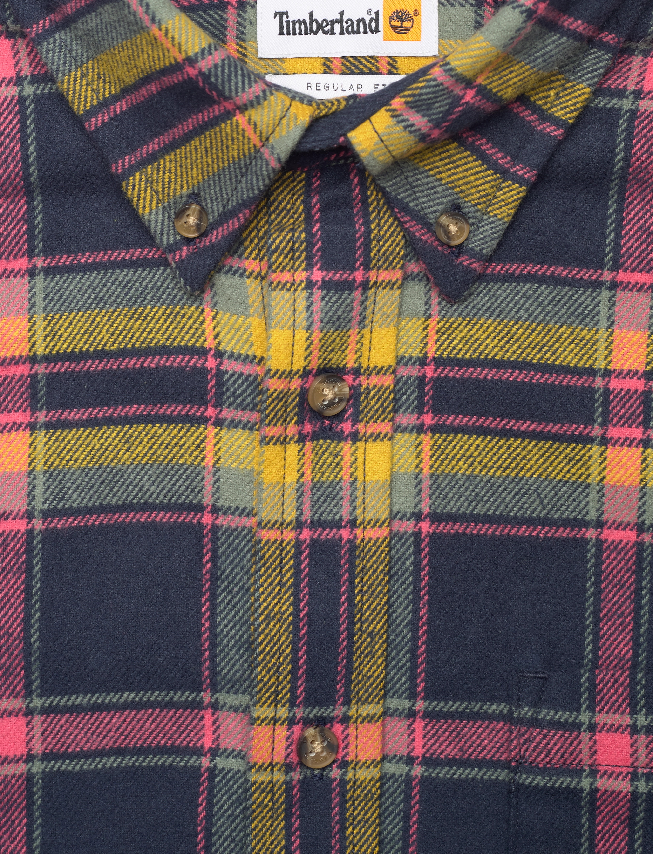 Timberland - LS Heavy flannel Plaid shirt - dark sapphire yd - 3