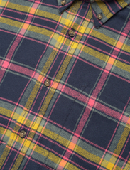 Timberland - LS Heavy flannel Plaid shirt - ternede skjorter - dark sapphire yd - 4