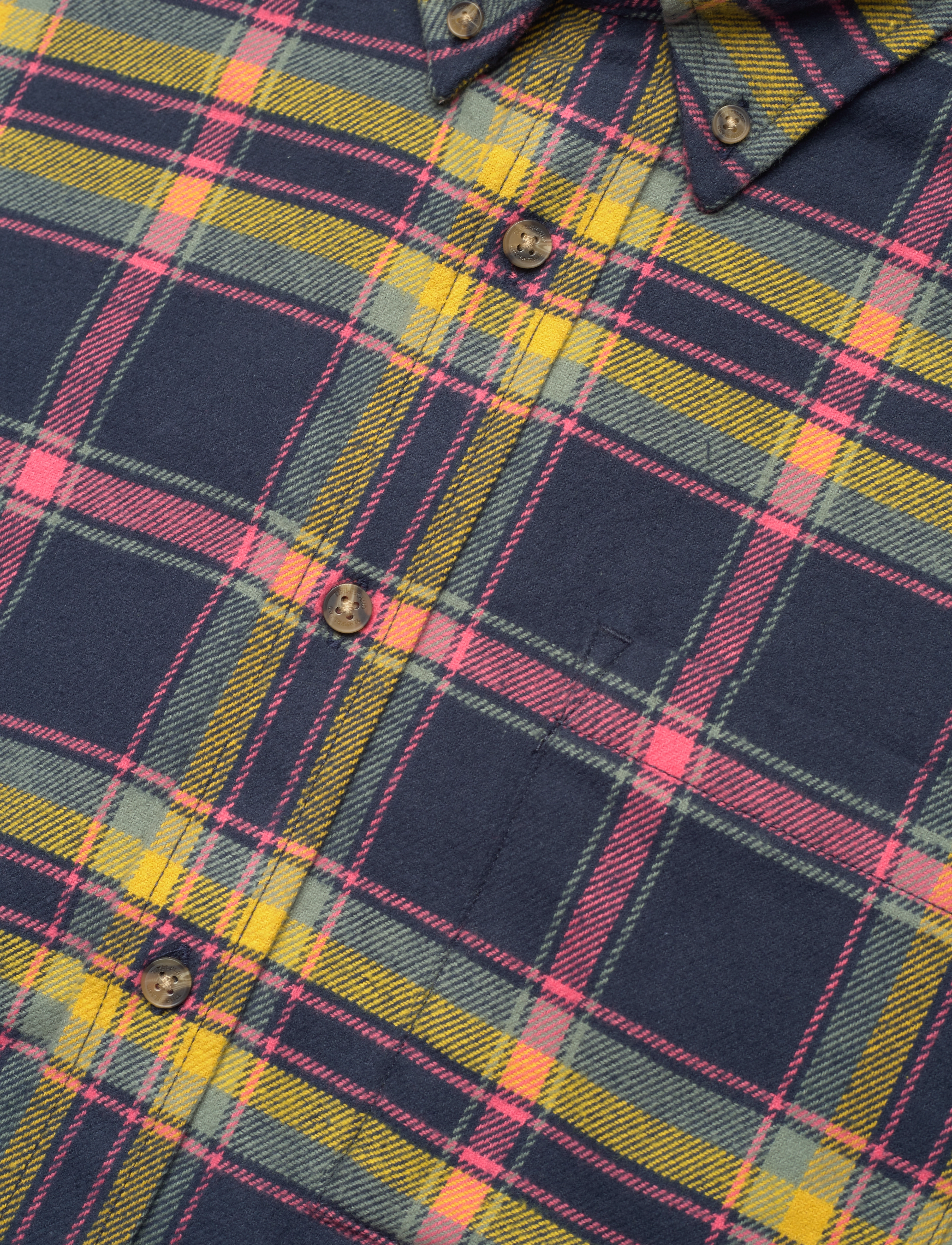 Timberland - LS Heavy flannel Plaid shirt - dark sapphire yd - 4