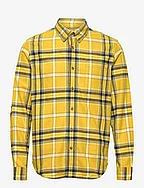 LS Heavy flannel Plaid shirt - GOLDEN PALM YD