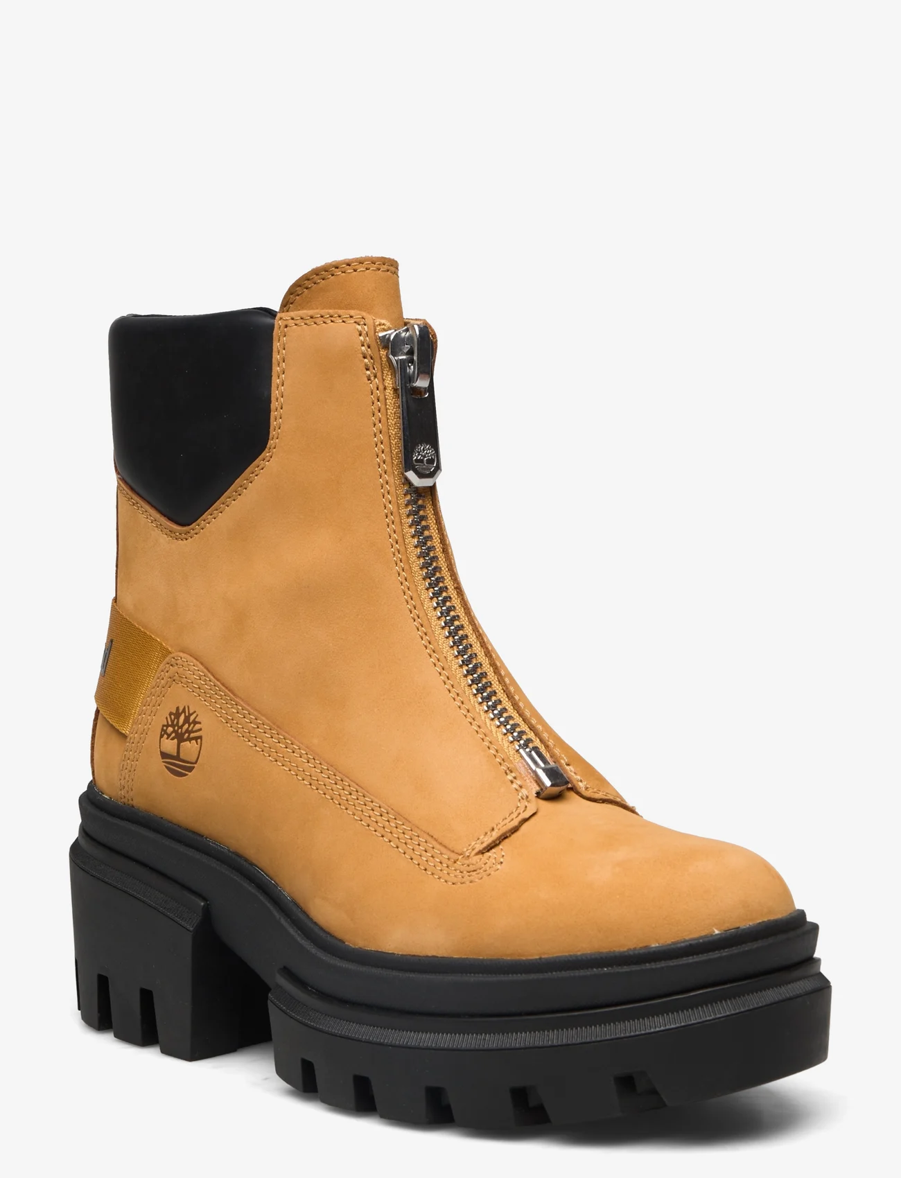 Timberland - Everleigh Boot Front Zip - kõrge konts - wheat - 0