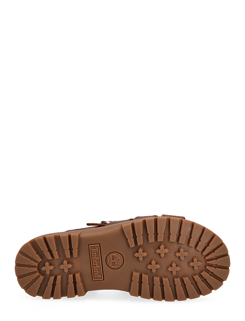 Timberland - Clairemont Way FISHERMAN SANDAL DARK RED FULL GRAIN - platta sandaler - dark red - 4