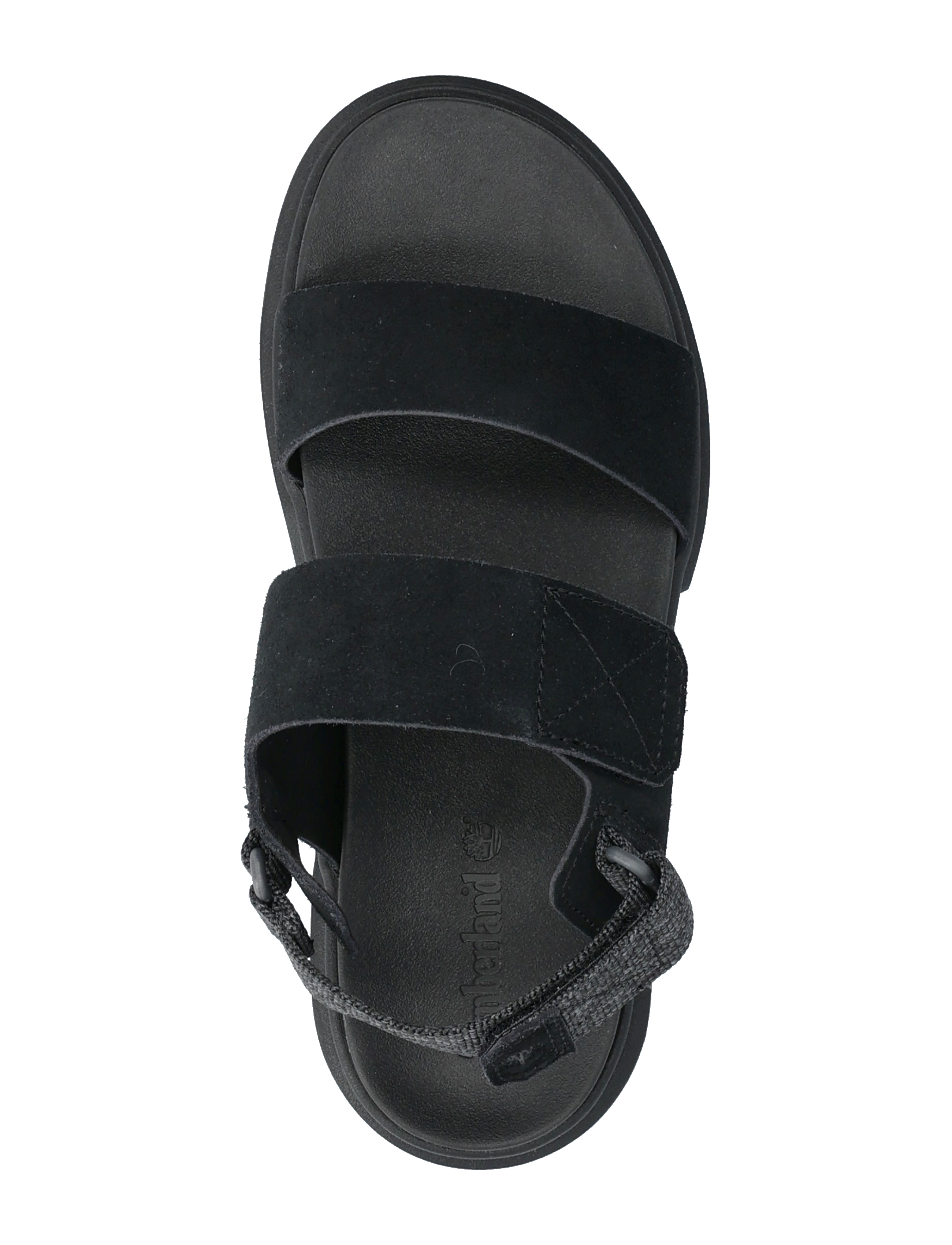 Timberland - BACKSTRAP SANDAL - platte sandalen - blk suede - 3