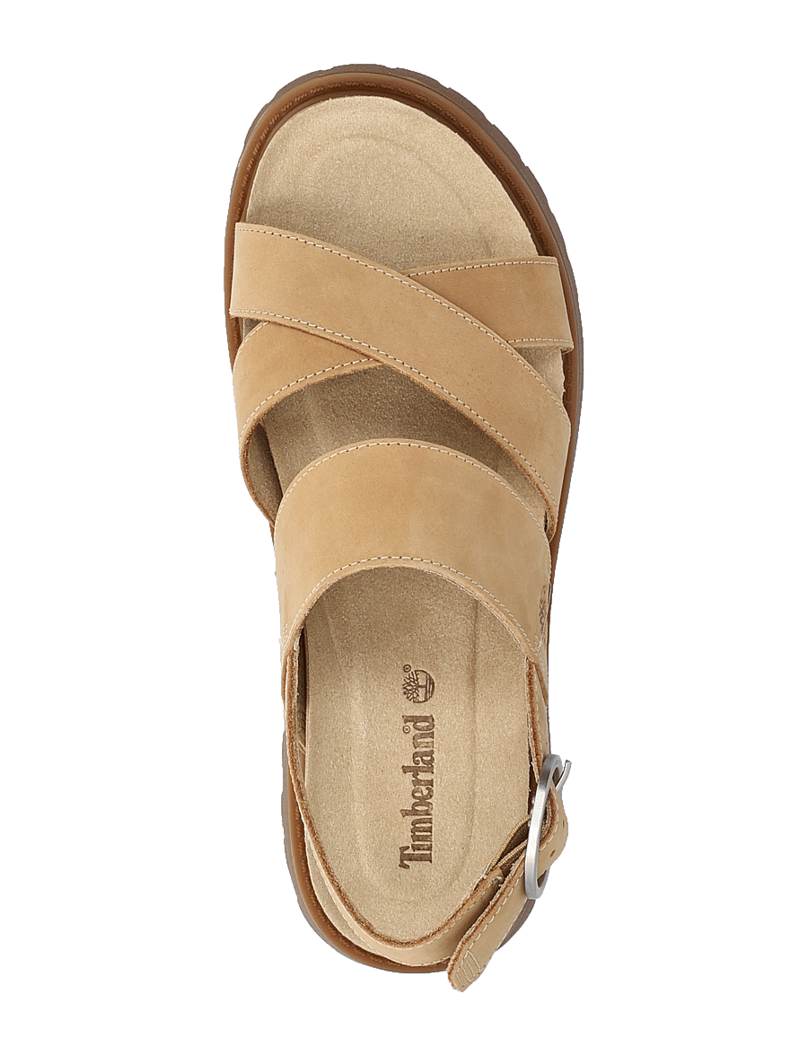 Timberland - Clairemont Way BACKSTRAP SANDAL MEDIUM BEIGE NUBUCK - gladiator-sandalen - medium beige - 3