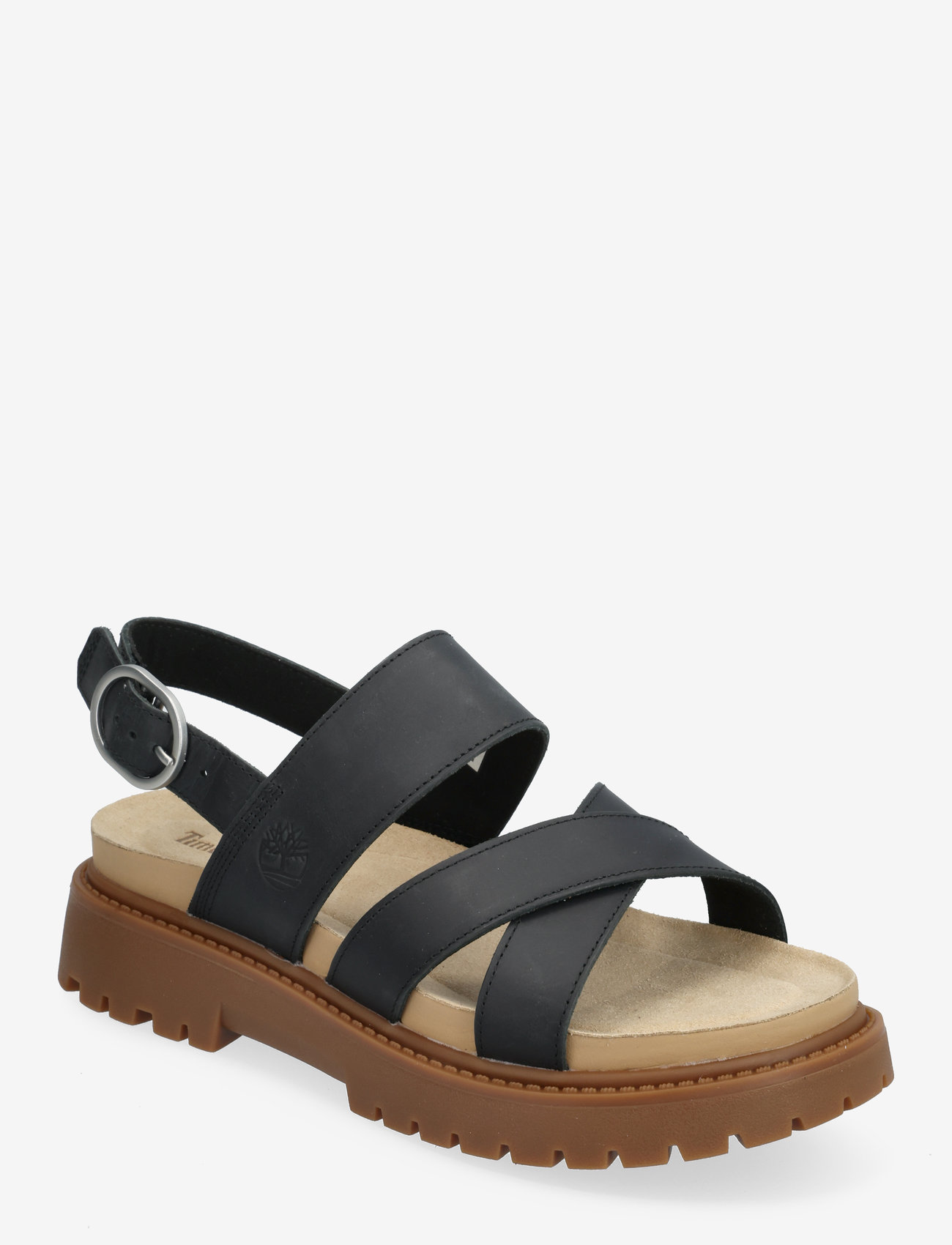 Timberland - BACKSTRAP SANDAL - gladiator-sandalen - blk full grain - 0