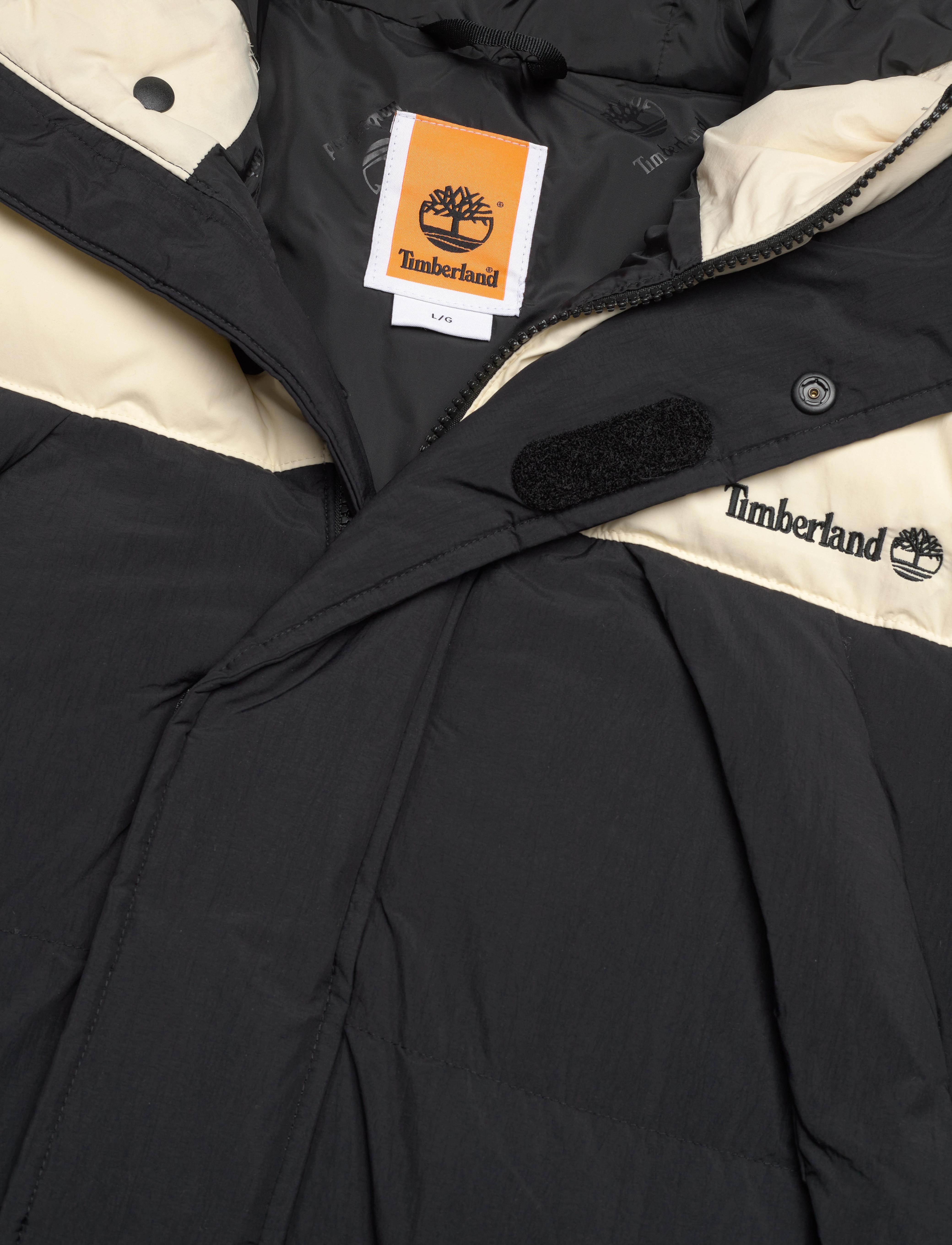 Timberland - Durable Water Repellent Puffer Jacket ANGORA/BLACK - angora/black - 2