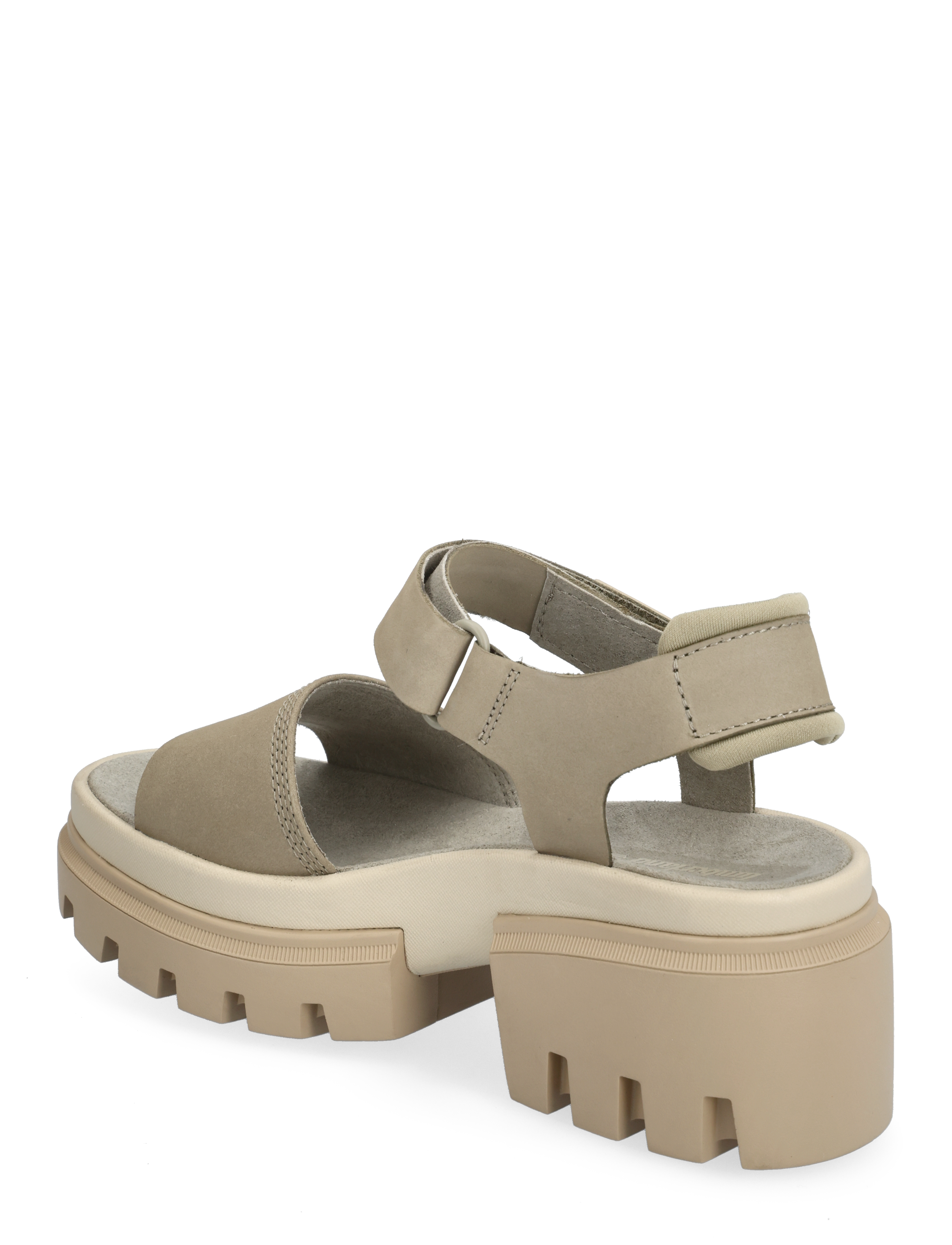 Timberland - Everleigh BACKSTRAP SANDAL LIGHT TAUPE NUBUCK - platvorm sandaalid - light taupe nubuck - 2