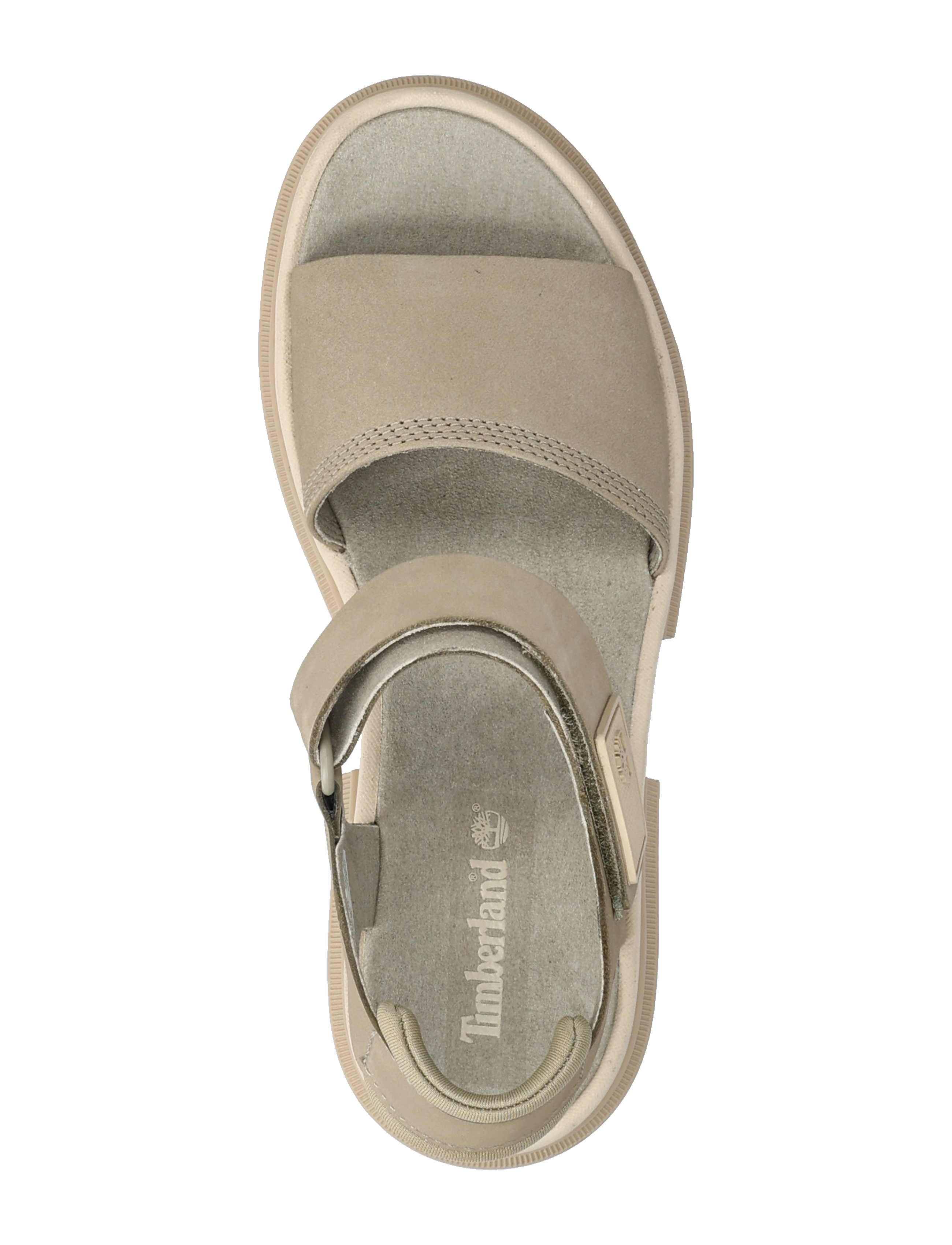 Timberland - Everleigh BACKSTRAP SANDAL LIGHT TAUPE NUBUCK - platvorm sandaalid - light taupe nubuck - 3